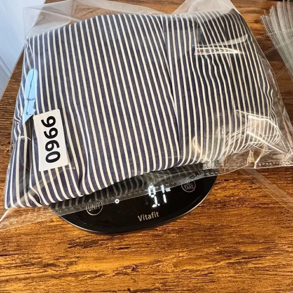 Gap Sz 12 100% Cotton Blue White Striped Skirt Nautical Full Blue A-Line Lined